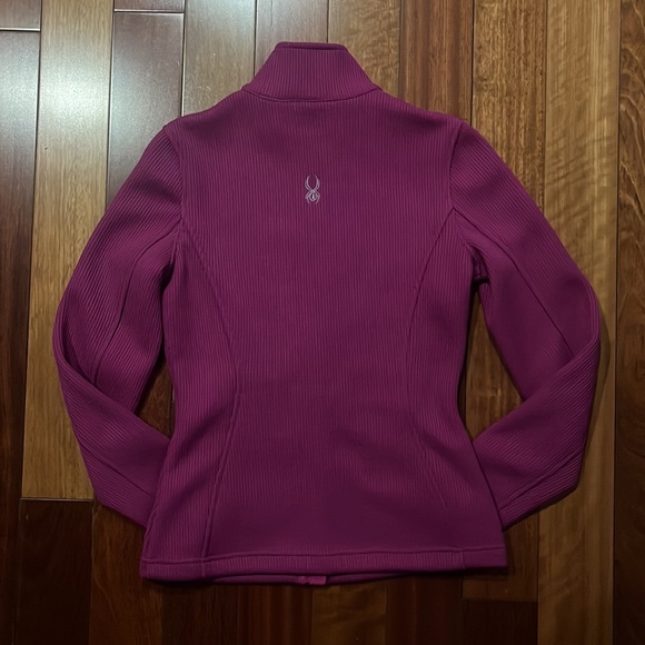 LIKE NEW! Worn once! Spyder zip up sweater 💖 - Picture 9 of 11